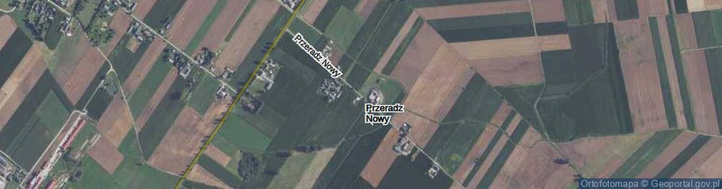 Zdjęcie satelitarne Przeradz Nowy ul.